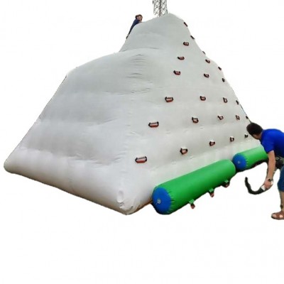 Inflatable climbing wall with slide climbing wall inflatable iceberg climbing wall