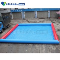 Best quality red blue giant inflatable water pool,water walking ball inflatable pool