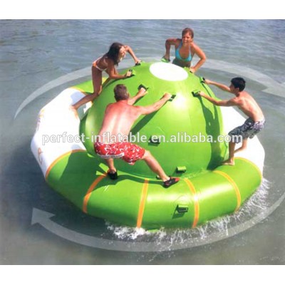 inflatable water buoy toys rotating saturn inflatable water game UFO for adult