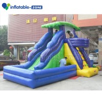 Latest design Inflatable slide with climbing wall