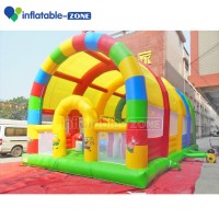 New Design Inflatable Fun City Inflatable jumping castle slide With Tent