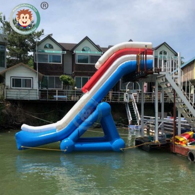 China Outdoor Floating Water Toys Commercial Inflatable Yacht Water Slide For Adults